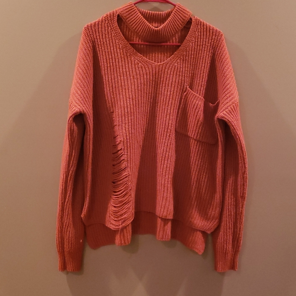 Sweet & sinful  burnt orange Sweater